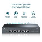 TP-Link TL-SX1008 8 Port 10G Yönetilemez Switch