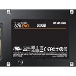 Samsung 870 EVO 500GB 2.5" SATA SSD (560/530 MB/s)
