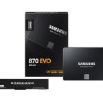 Samsung 870 EVO 500GB 2.5" SATA SSD (560/530 MB/s)