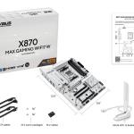 Asus X870 Max Gaming Wi-Fi 7 Beyaz AM5 Anakart