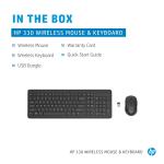 HP 330 Kablosuz İngilizce Klavye Mouse Seti Siyah (2V9E6AA)
