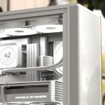 Aerocool D501A ARGB Type-C ATX Beyaz Kasa