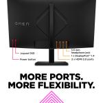 HP OMEN 32c 31.5 inç 165Hz Curved VA Gaming Monitör