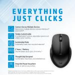 HP 435 Bluetooth Kablosuz Mouse Siyah (3B4Q5UT)