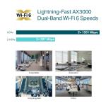 TP-Link Omada EAP650 AX3000 Tavan Tipi Wi-Fi 6 Access Point