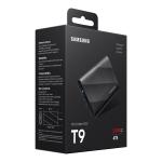 Samsung T9 4TB USB 3.2 Gen 2x2 Type-C Taşınabilir SSD Siyah