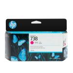 HP 738 498N6A Orijinal Magenta DesignJet Mürekkep