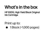 HP 932XL Siyah Mürekkep Kartuş (CN053AE)