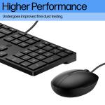 HP 320MK Kablolu Klavye Mouse Set Siyah (9SR36UT)