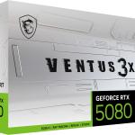 MSI GeForce RTX 5080 16GB Ventus 3X OC Beyaz Ekran Kartı