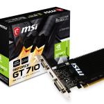 MSI GeForce GT 710 2GB DDR3 Low Profile Ekran Kartı
