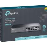 TP-Link TL-SG1016PE 16 Port Gigabit 8 Port PoE Switch