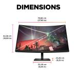 HP OMEN 32c 31.5 inç 165Hz Curved VA Gaming Monitör