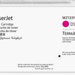 HP W2133YC 213Y Kırmızı (Macenta) Lazer Toner Kartuş