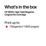 HP 963XL Kırmızı Mürekkep Kartuş (3JA28AE)