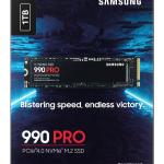 Samsung 990 Pro 1TB M.2 NVMe SSD (7450/6900 MB/s)