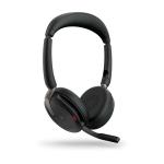 Jabra Evolve2 65 Flex MS Stereo Kulaklık Siyah