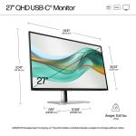HP Series 5 Pro 527pu 27" 5ms IPS Type-C Pivot Monitör