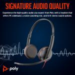 Poly Blackwire 3325 USB Stereo Mikrofonlu Kulaklık