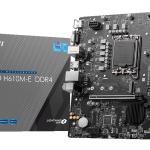 MSI Pro H610M-E DDR4 1700P Anakart (VGA, HDMI)