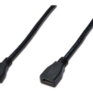 Digitus HDMI Uzatma Kablosu Siyah (2m)
