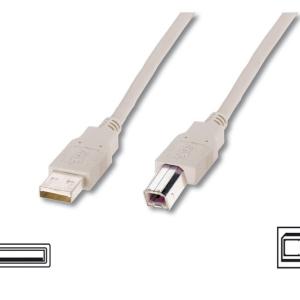 Digitus Yazıcı Kablosu Bej USB 2.0 (3m)