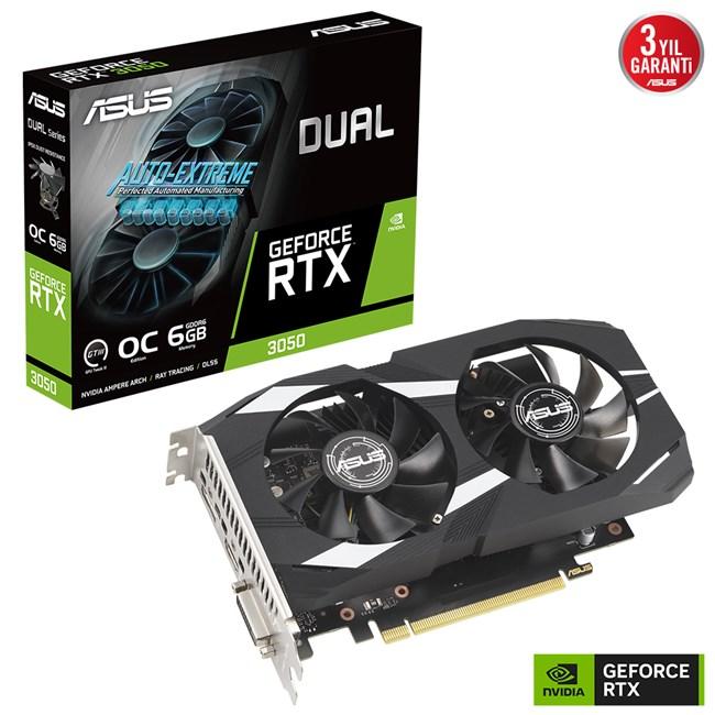 Asus GeForce RTX3050 6GB Dual OC 96Bit