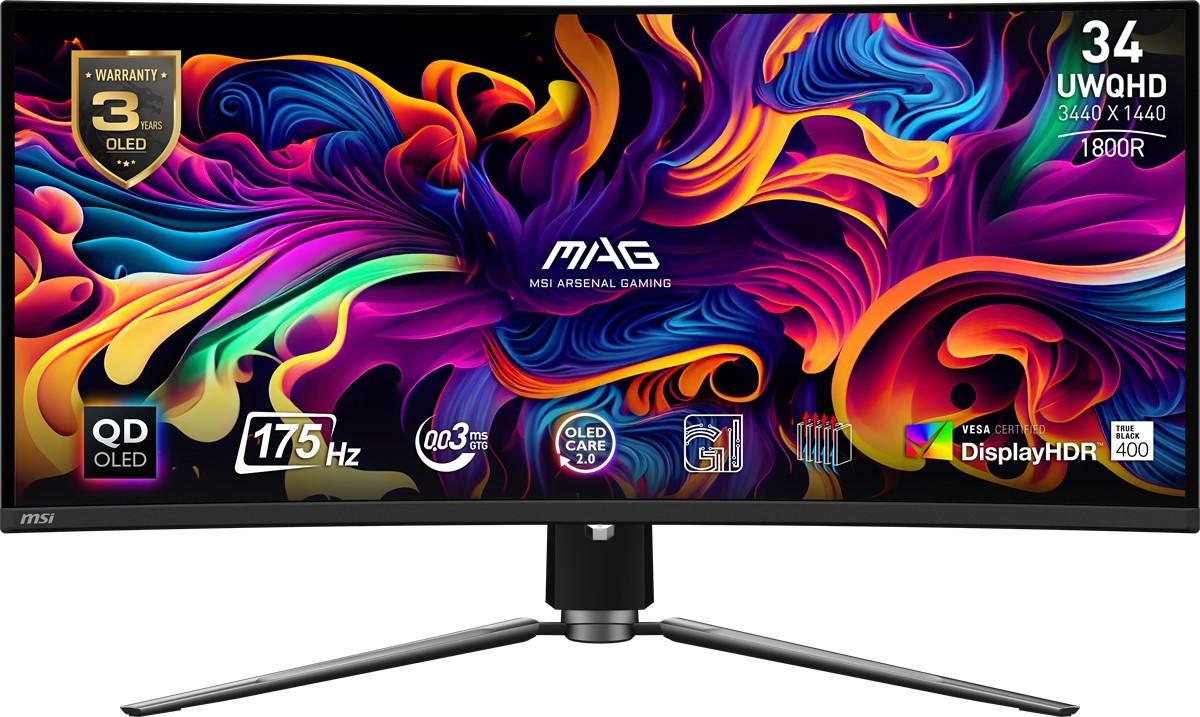 34 MSI MAG 341CQP QD-OLED MONITOR
