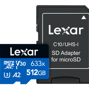 LEXAR 512GB LSDMI512BB633A MICROSD