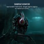 GAMEPOWER RANGER 7.1 RGB Gaming Kulaklık | Siyah | Surround Ses