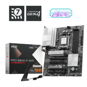 MSI Pro B840-P Wifi AM5 Ryzen D5 Hdmi Type-C