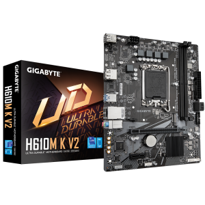 GIGABYTE H610M K V2 D5 4800Mhz M.2 HDMI/DP MATX 1700P 
