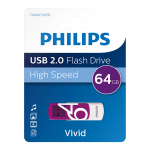 PHILIPS 64GB USB 2.0 25/10MB/S FM64FD05B/00