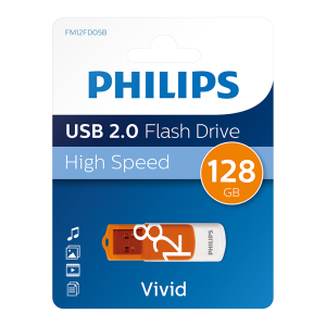 PHILIPS 128GB USB2.0 25/10MB/S FM12FD05B/00