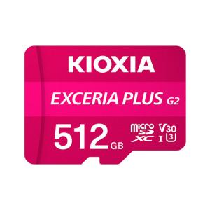 512GB KIOXIA EXCERIA PLUS G2 SDXC 4K 100/MB/s LMPL2M512GG2