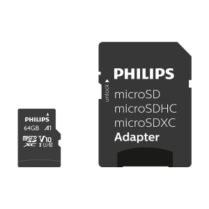PHILIPS 64GB MICRO SDXC 80 MB/S C10 FM64MP45B/00