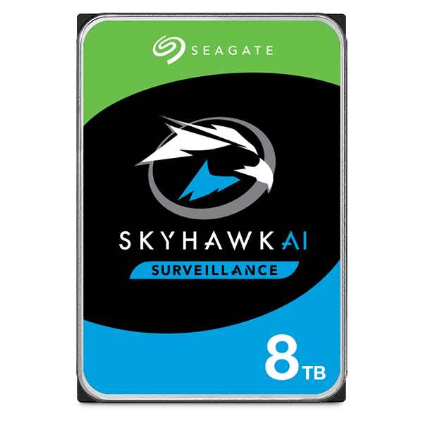 8TB SEAGATE SKYHAWK AI 256MB 7/24 RV ST8000VE001