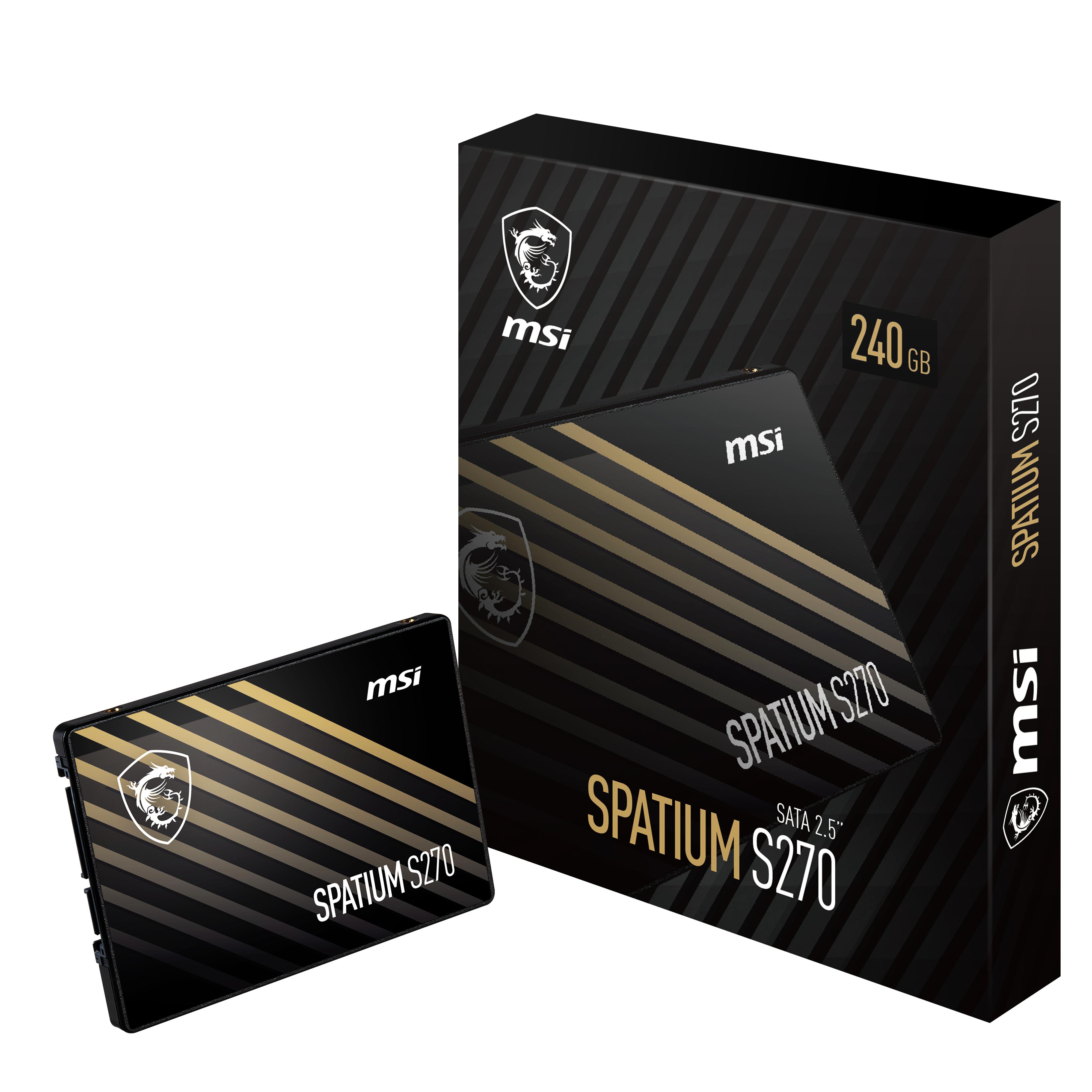 480GB MSI SSD SPATIUM S270 SATA 2.5