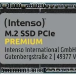250GB INTENSO 3835440 M.2 NVME GEN3 2100/1100/MB/s SSD