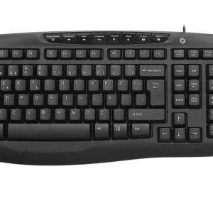 FRISBY FK-4820QU MULTIMEDYA Q KLAVYE USB KABLOLU SİYAH