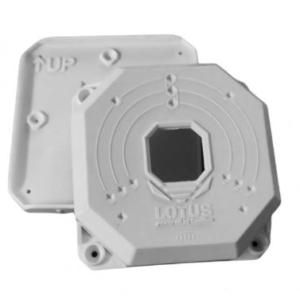 CAM BOX LOTUS JB-411 BEYAZ PLASTİK KARE BUAT (TABAN DAHİL)