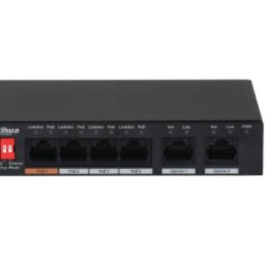 DAHUA PFS3006-4GT-60 6 PORT 4XGE-2XGE 60W POE SWİTCH