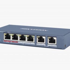 HIKVISION DS-3E0106P-E/M 4XFE+2XFE 35W POE SWITCH