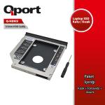 QPORT Q-HDK9 2.5" HDD/SSD UYUMLU CEVIRICI 9.5" OPTIK SATA KIZAK