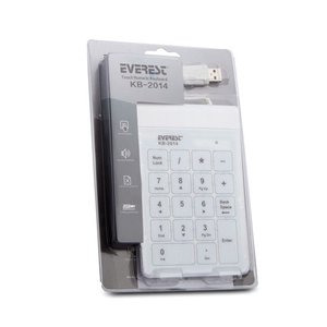 Everest KB-2014 USB Numerik Beyaz Klavye