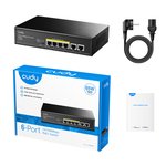 CUDY 6-Port 10/100M PoE+ Switch 60W