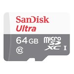 SanDisk Ultra 64 GB 100 MB/s UHS-I Class 10 SDSQUNR-064G-GN3MN Micro SD Kart