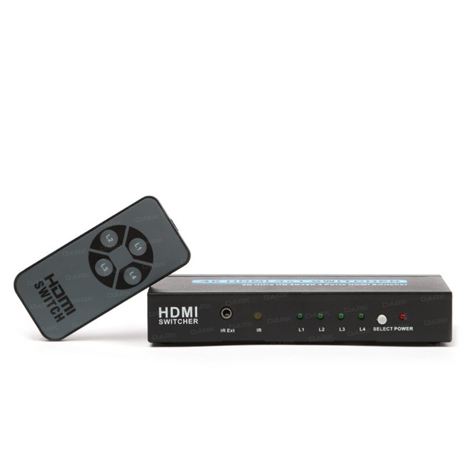 Dark (DK-HD-SW4X1K) 4/1 Kumandalı 4K HDMI Switch