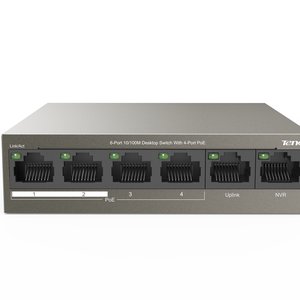 TENDA TEF1106P-4-63W 6PORT 10/100 YÖNETİLEMEZ POE SWITCH