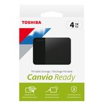 Toshiba Canvio Ready 4TB Usb 3.2 Gen1 HDTP340EK3CA